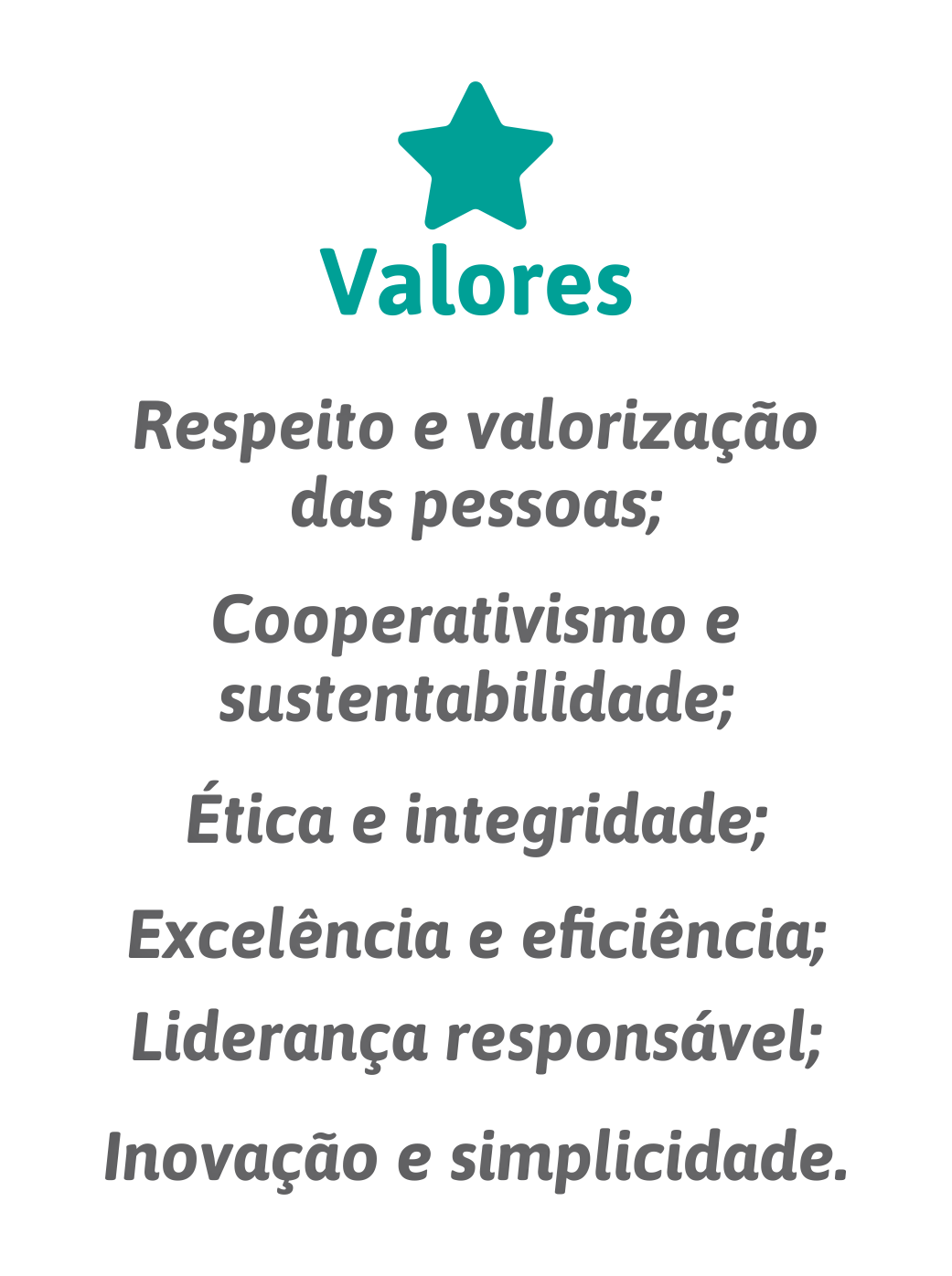 Valores